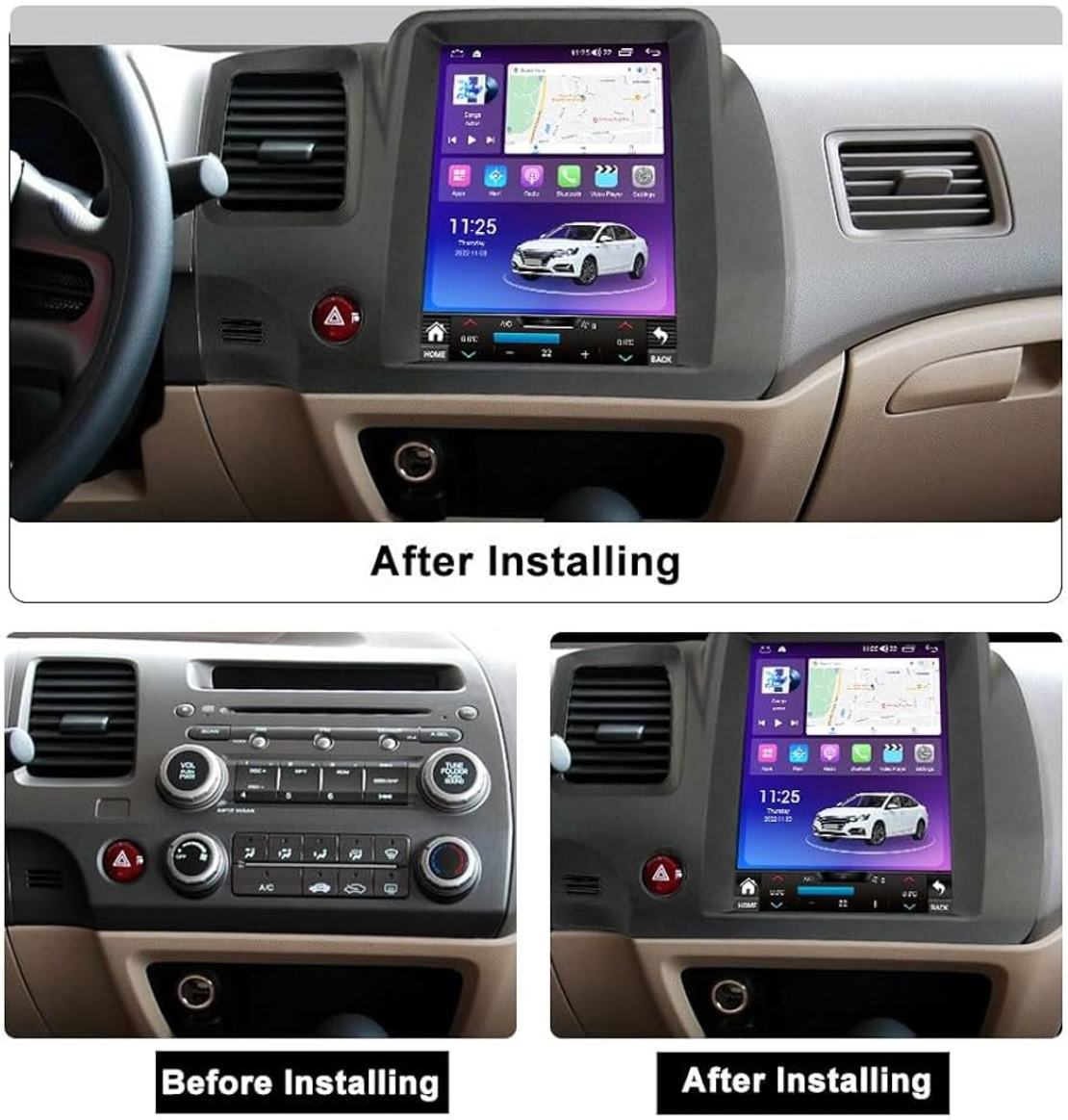 Honda Civic 2005-2012 Tesla Android Mултимедия/Навигация