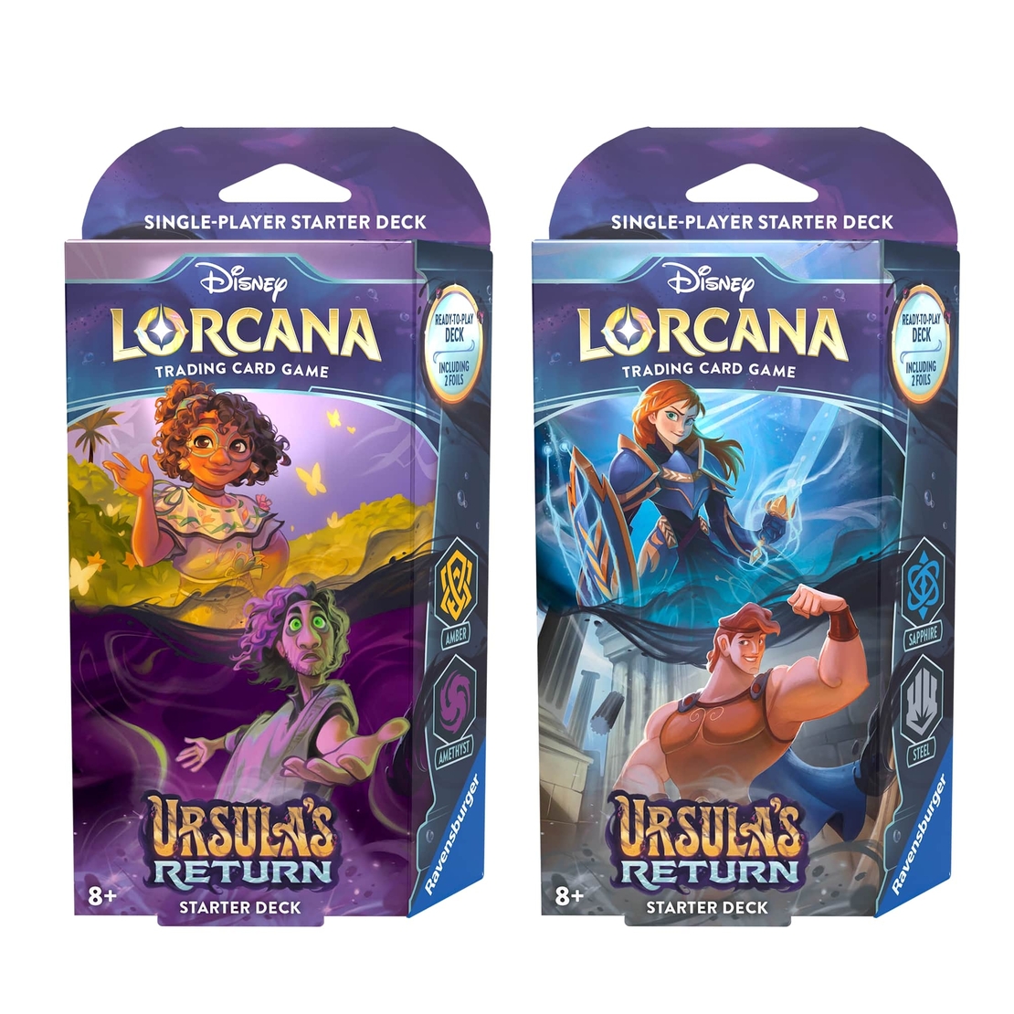 Disney Lorcana TCG: Ursula's Return -Стартови тестета за игра (2 бр.)