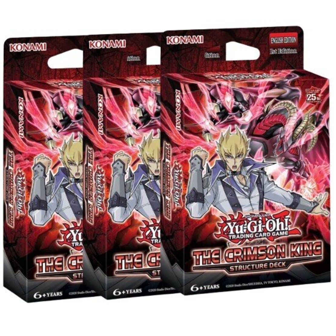 Yu-Gi-Oh ! TCG Structure Deck: The Crimson King (3 тестета)