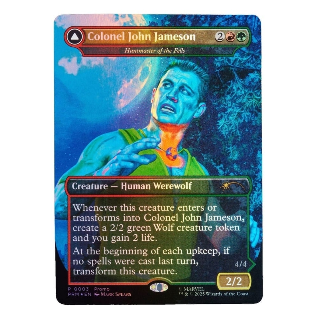 PRE-ORDER: Marvel Legends Magic: The Gathering - Man-Wolf Екшън Фигурка + фойл промо карта