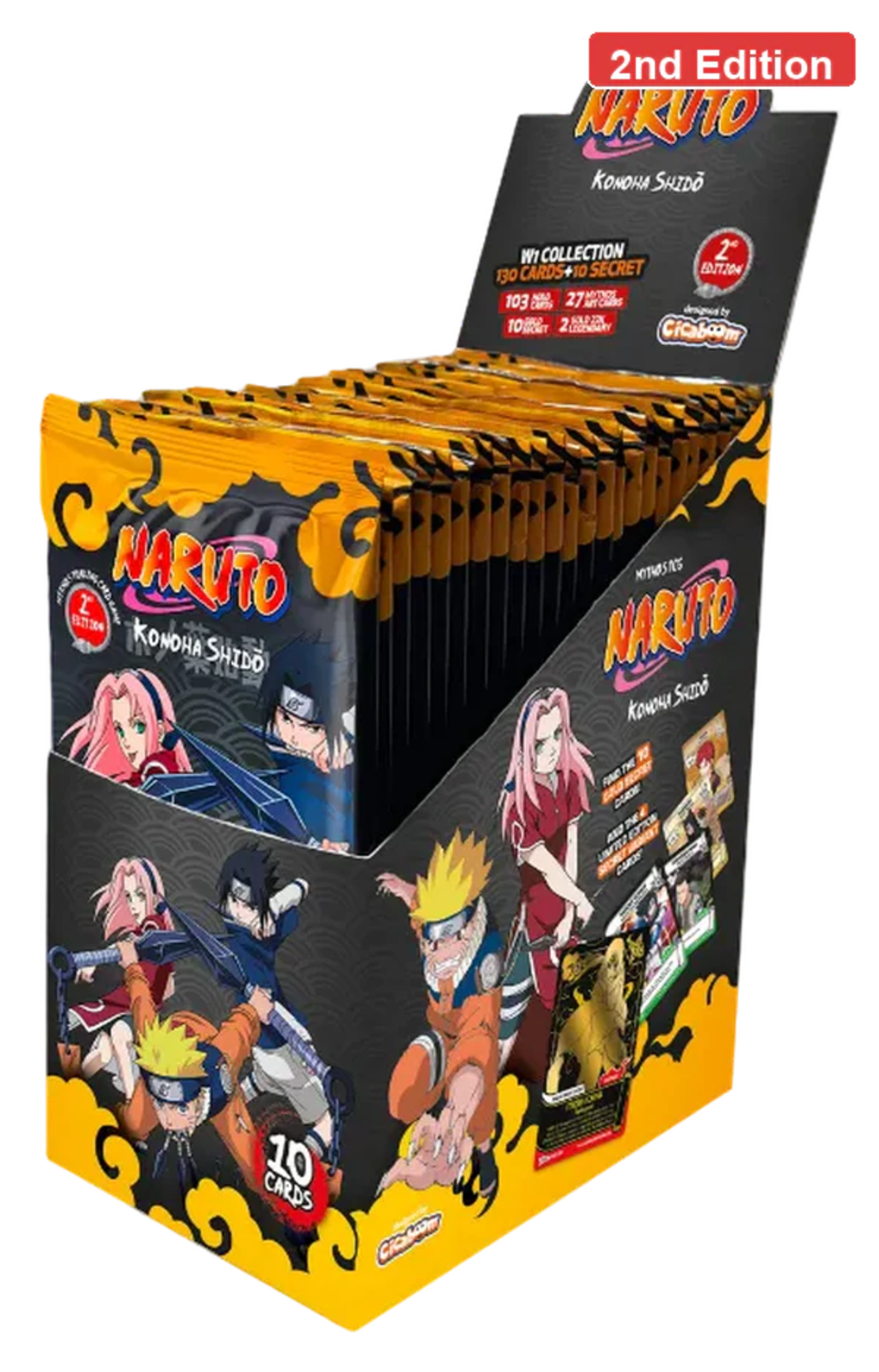 PRE-ORDER: Naruto Mythos TCG - 1st Set 2nd Edition Бустер кутия (24 бустера) - РЕПРИНТ