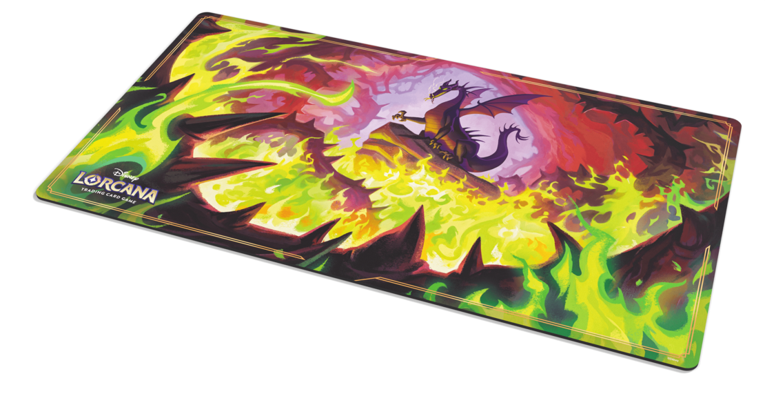 PRE-ORDER: Disney Lorcana TCG - Dragon Fire Playmat (подложка за игра)
