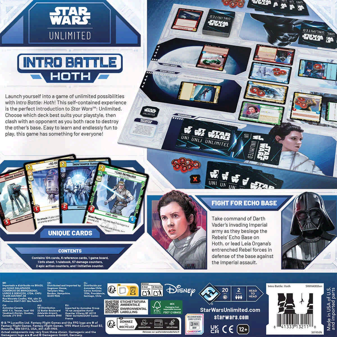 PRE-ORDER: Star Wars Unlimited TCG - Intro Battle: Hoth