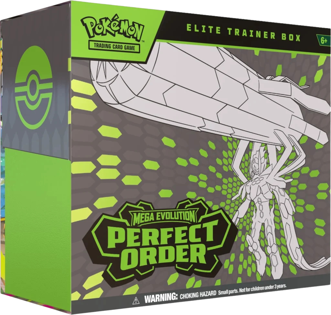 PRE-ORDER: Pokemon TCG - Mega Evolution: Perfect Order Elite Trainer Box