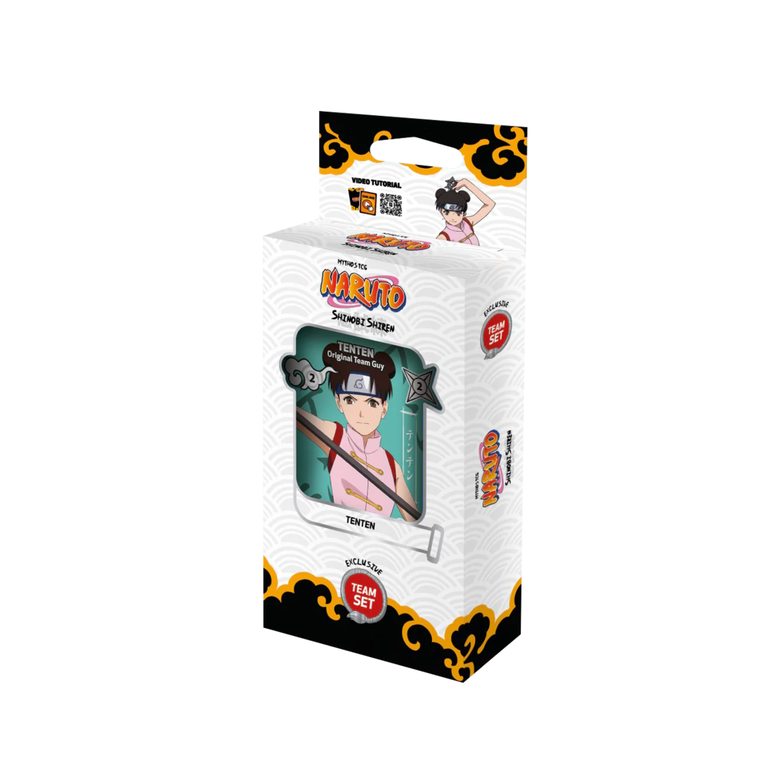 PRE-ORDER: Naruto Mythos TCG - Set 02 - Shinobi Shiren - Team Set - Tenten (1st Edition)