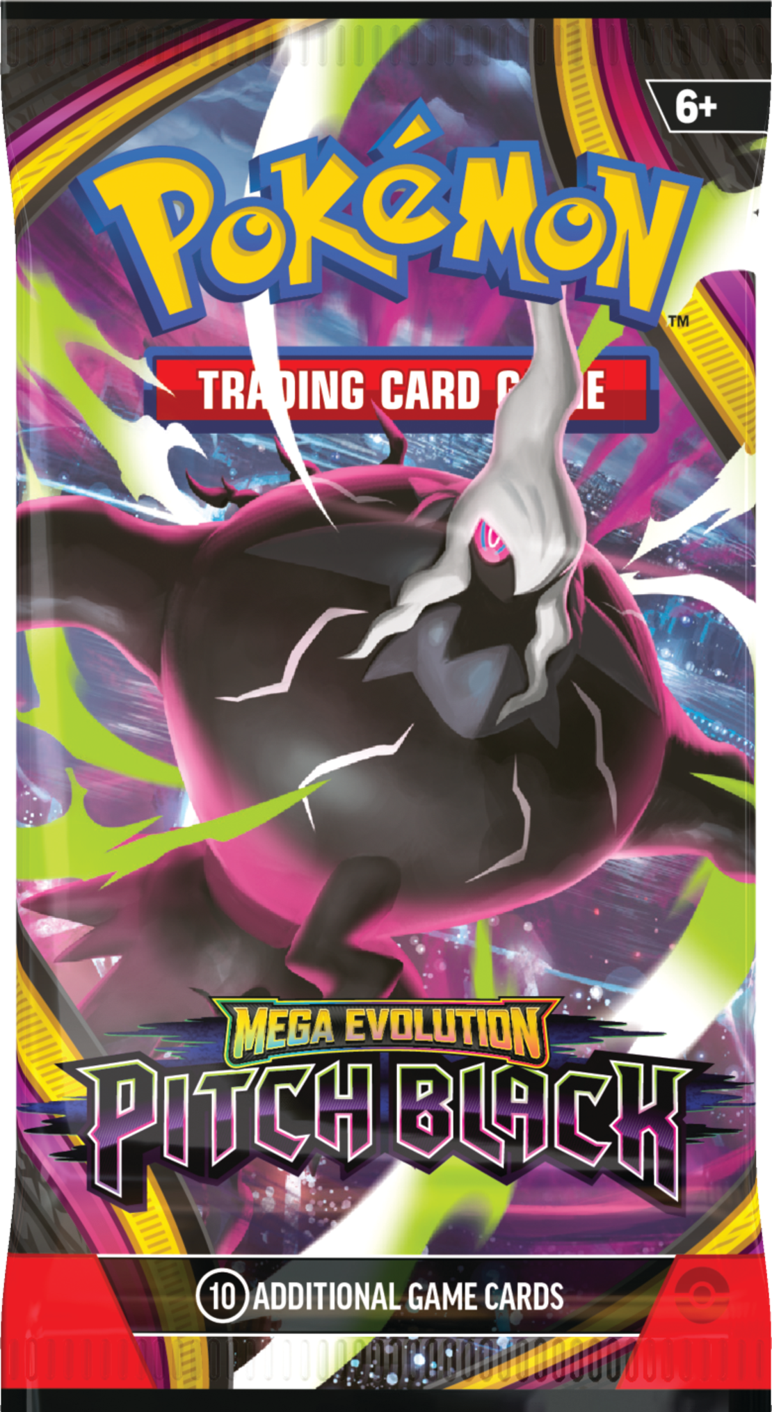 PRE-ORDER: Pokemon TCG: Mega Evolution Pitch Black Бустер (10 карти)