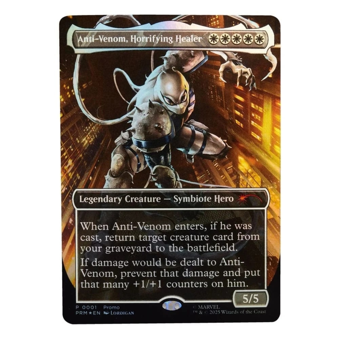 PRE-ORDER: Marvel Legends Magic: The Gathering - Agent Anti-Venom Екшън Фигурка + фойл промо карта