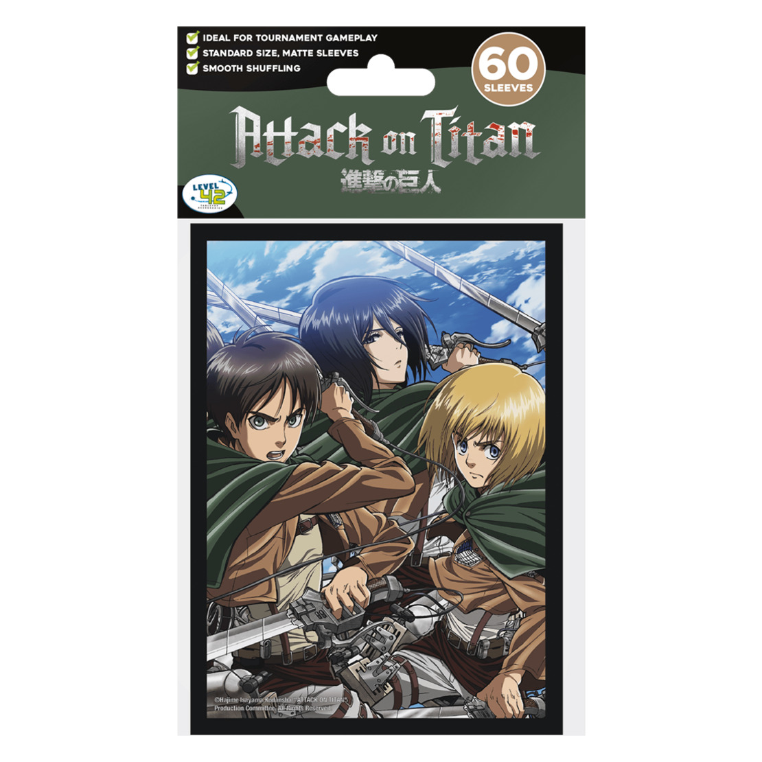 Attack on Titan - Trio протектори за карти (japanese)