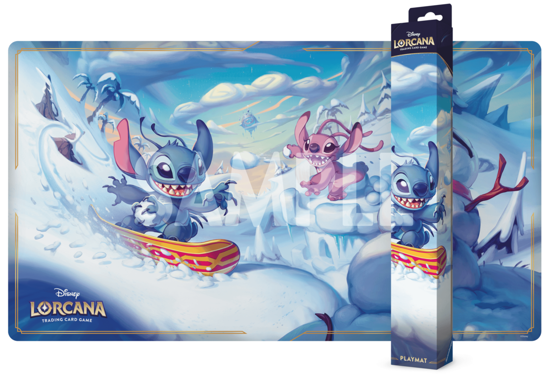 PRE-ORDER: Disney Lorcana TCG - Stitch and Angel in Winterspell Playmat (подложка за игра)