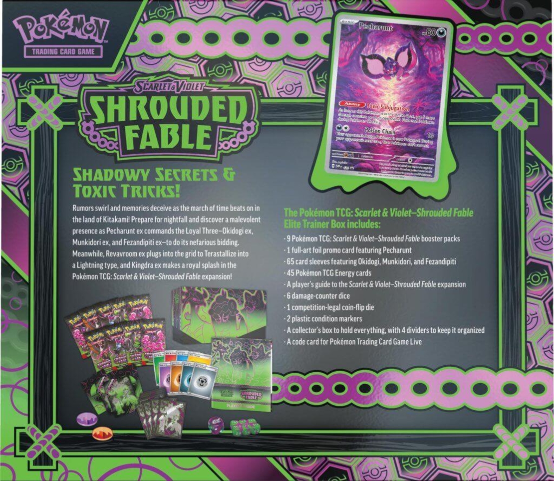 Pokemon TCG Scarlet & Violet 6.5 Shrouded Fable - Elite Trainer Box