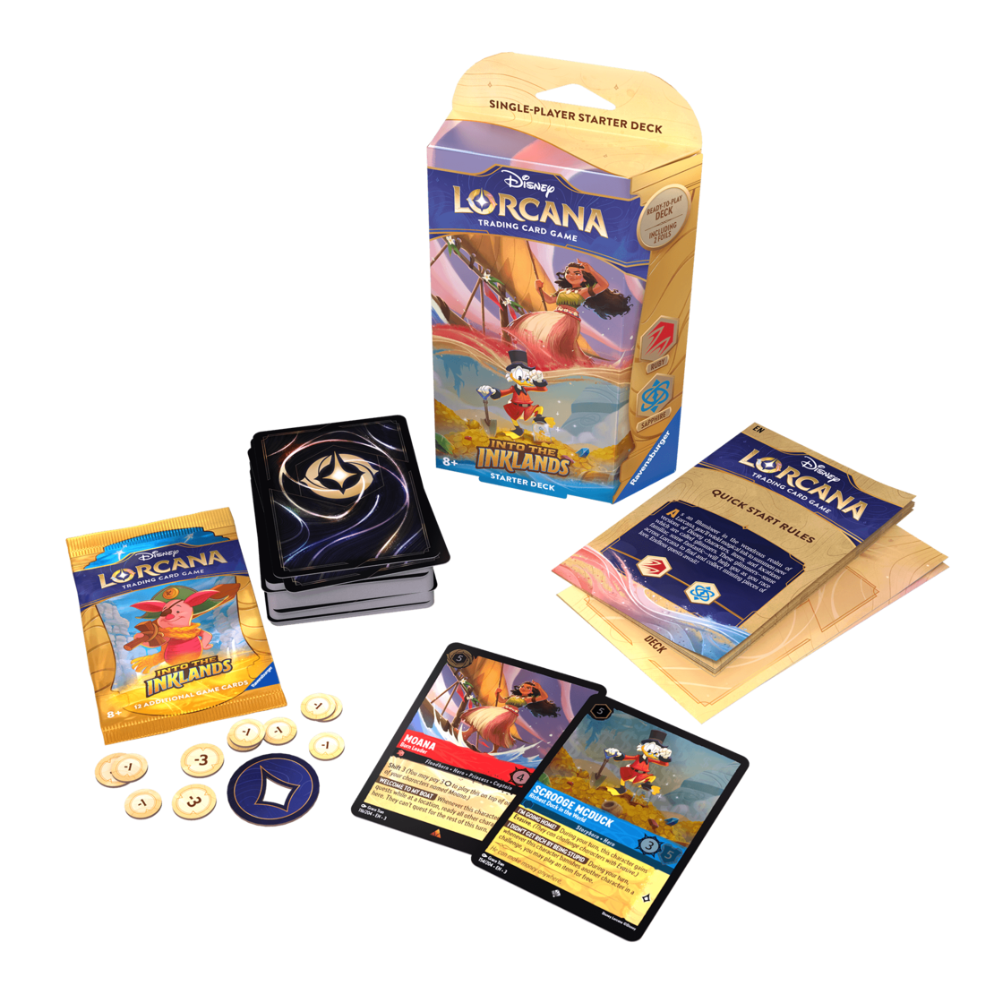 Disney Lorcana TCG: Into the Inklands – Starter Deck: Moana & Scrooge McDuck