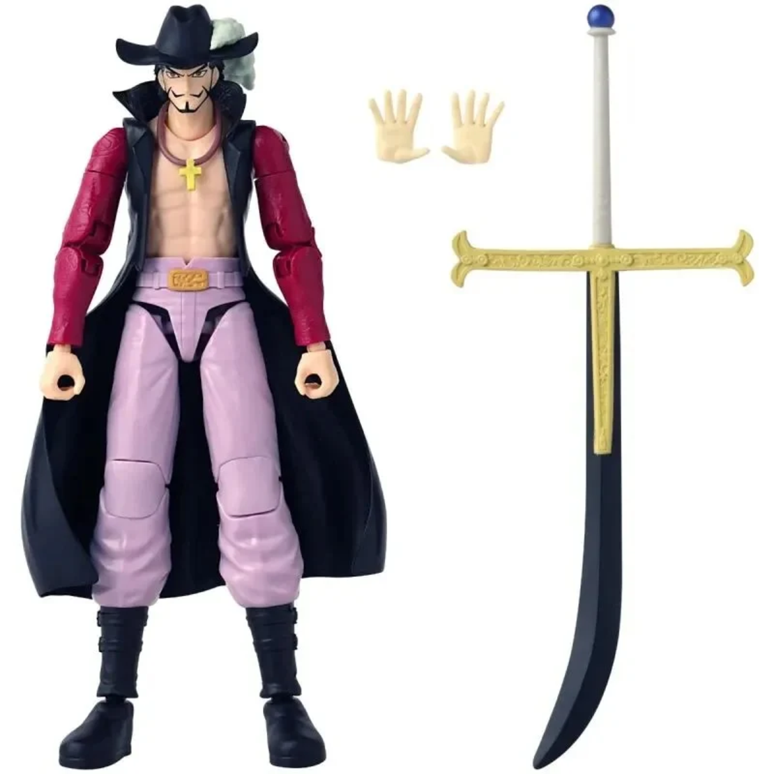 Bandai Anime Heroes - One Piece - Dracule Mihawk Екшън Фигурка