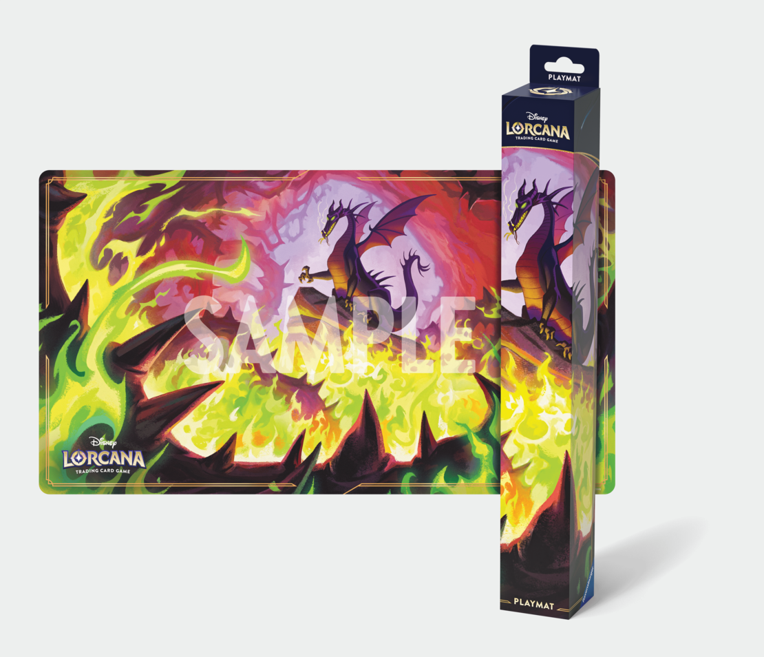 PRE-ORDER: Disney Lorcana TCG - Dragon Fire Playmat (подложка за игра)