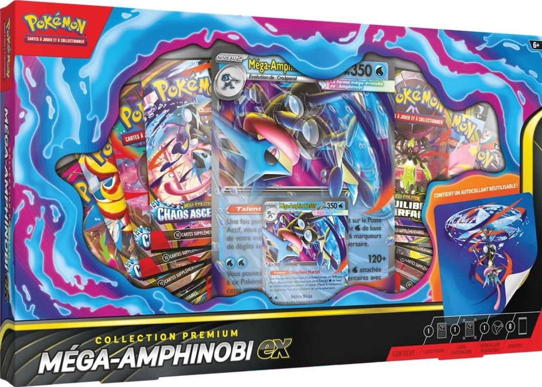 Pokemon TCG:  Mega Greninja ex Premium Collection (ФРЕНСКИ ЕЗИК)