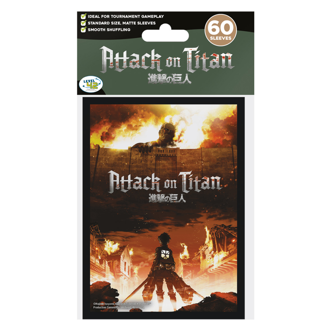 Attack on Titan - протектори за карти (standard size)