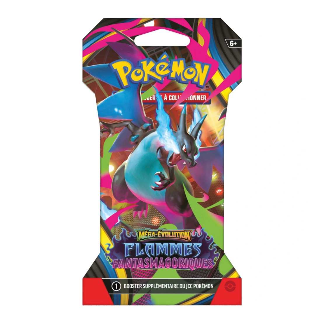 Pokemon TCG: Mega Evolution: Phantasmal Flames Sleeved Бустер (ФРЕНСКИ ЕЗИК)