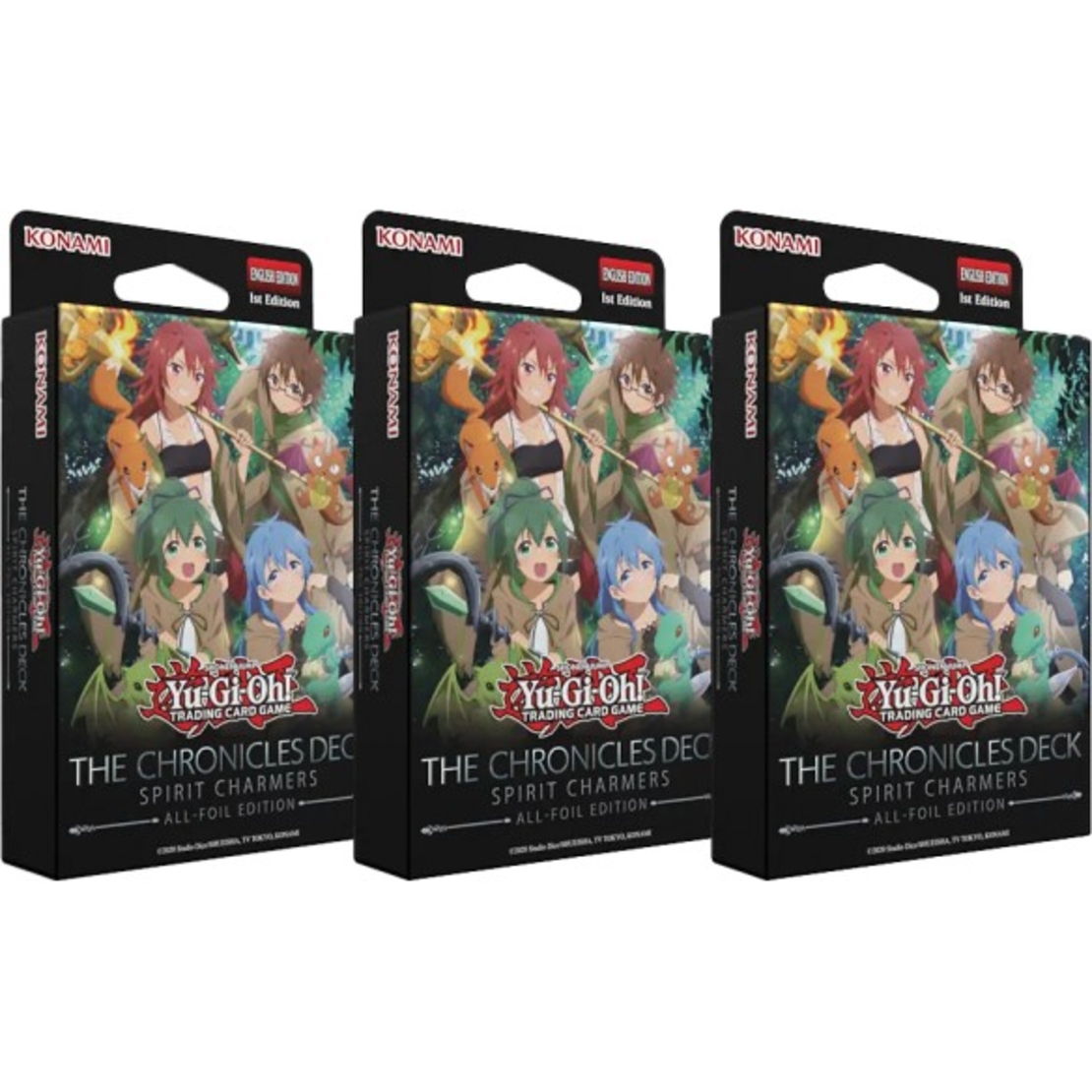 Yu-Gi-Oh! TCG The Chronicles Deck: Spirit Charmers ( 3 фойл тестета за игра)
