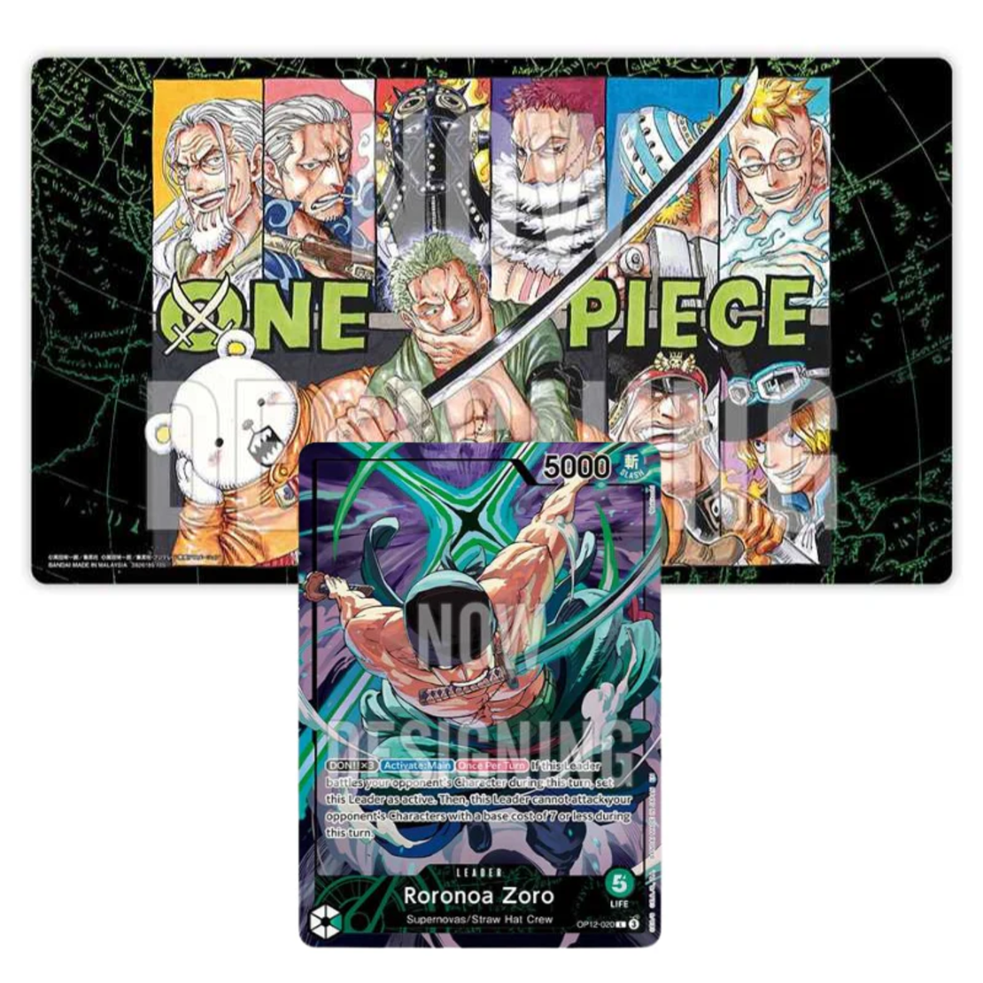 PRE-ORDER: One Piece Card Game - Official Playmat + промо карта Vol.4