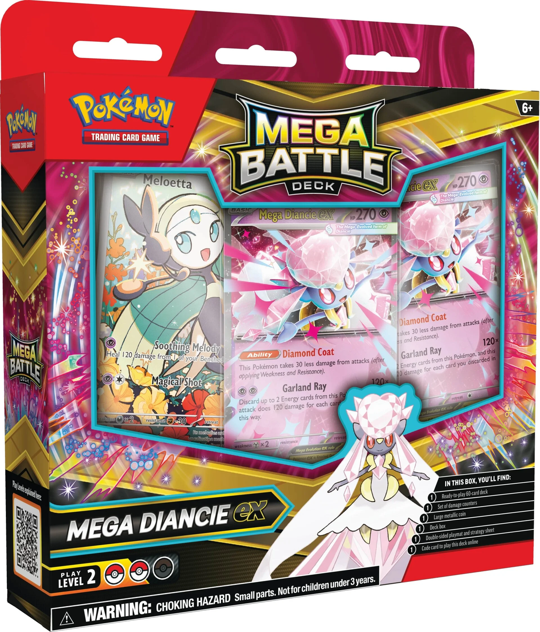 PRE-ORDER: Pokemon TCG: Mega Battle тесте за игра - Diancie Ex