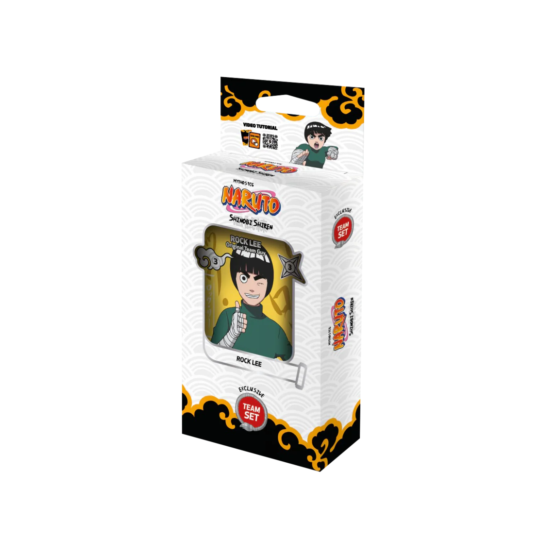 PRE-ORDER: Naruto Mythos TCG - Set 02 - Shinobi Shiren - Team Set - Rock Lee (1st Edition)