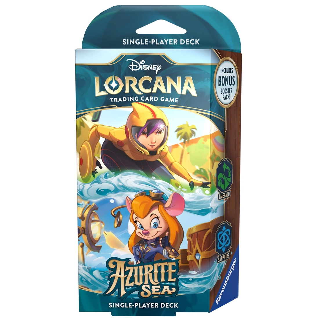 Disney Lorcana TCG: Стартово тесте за игра - Azurite Sea - Go Go Tomago & Gadget Hackwrench