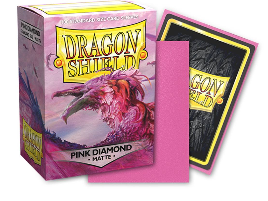 Dragon Shield - Pink Diamond Matte standard size (100 протектора)