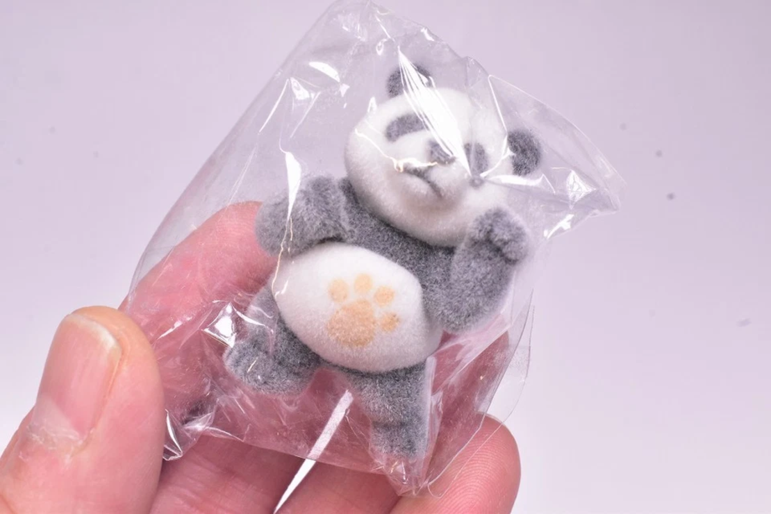 Gashapon - Panda Kenpo - Flocky Panda Капсула Късметче