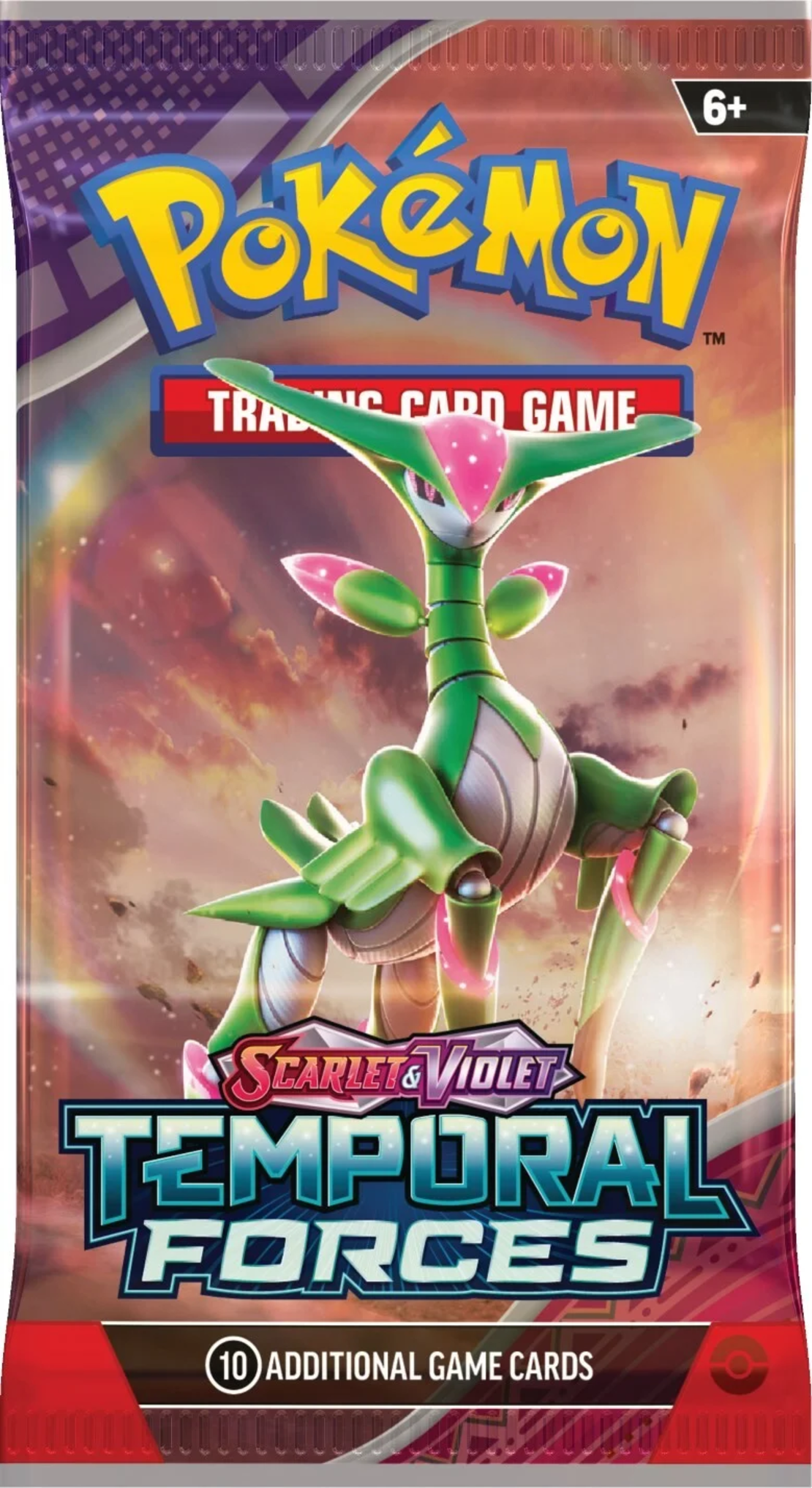 Pokemon TCG: Scarlet & Violet - Temporal Forces Бустер (10 карти)