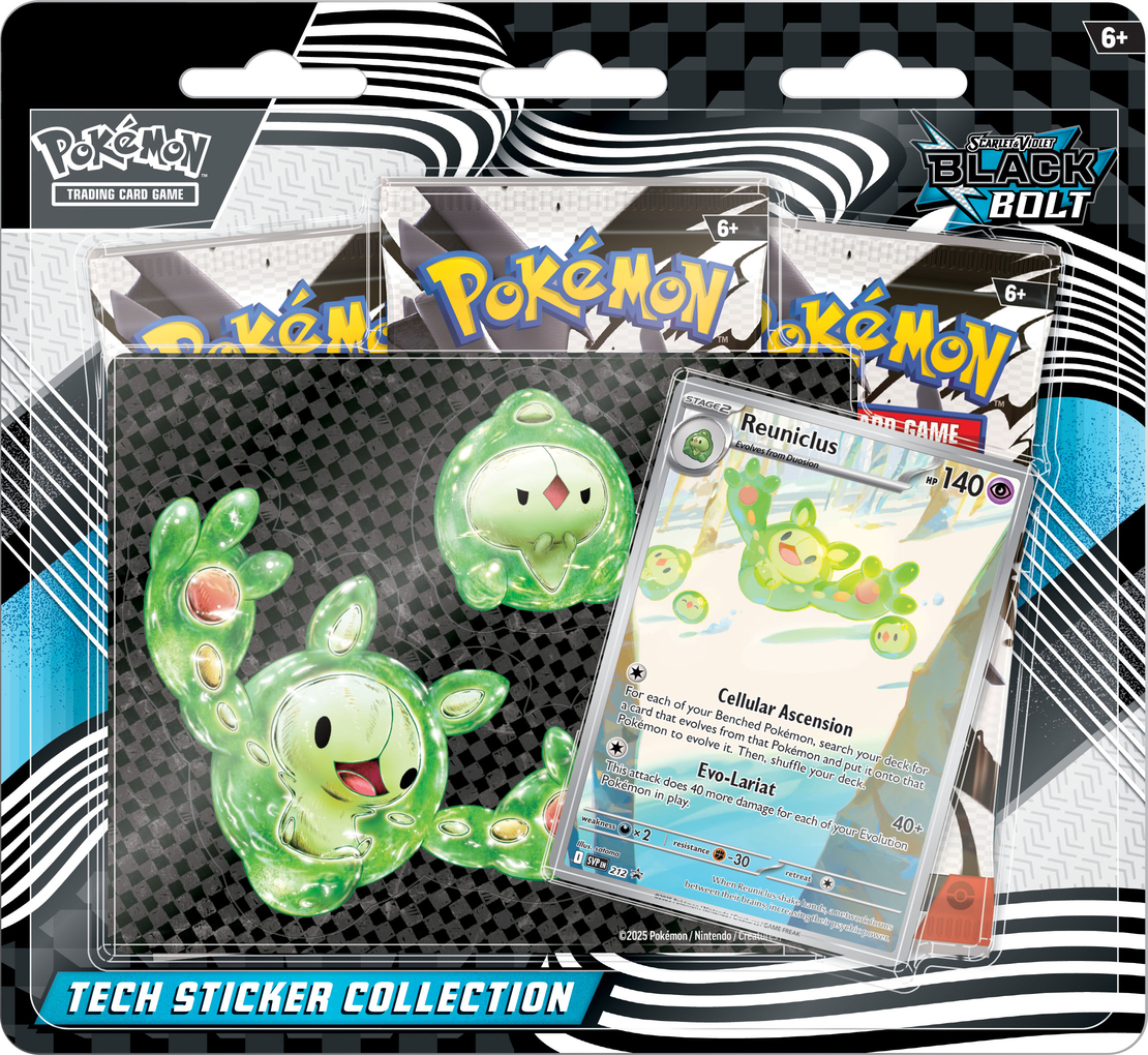 Pokemon TCG Scarlet & Violet 10.5 - Black Bolt Tech sticker collection