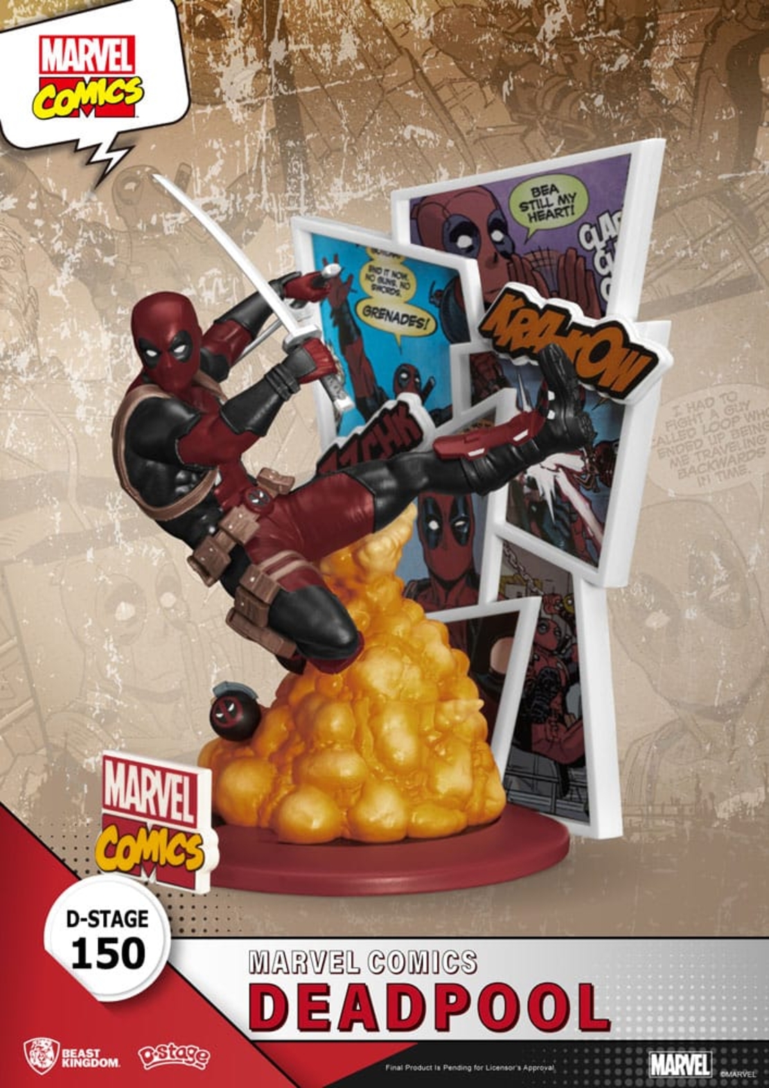 Marvel - Deadpool Diorama Stage
