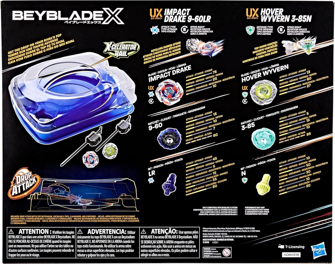 PRE-ORDER: BEYBLADE X - Drop Battle Battle Beystadium Set