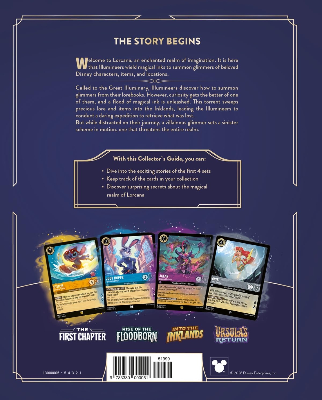 PRE-ORDER: Disney Lorcana Trading Card Game - Official Collector's Guide: Sets 1-4