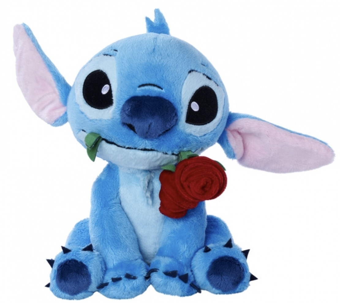 Disney - Stitch with Rose Плюшена Играчка 25 см.