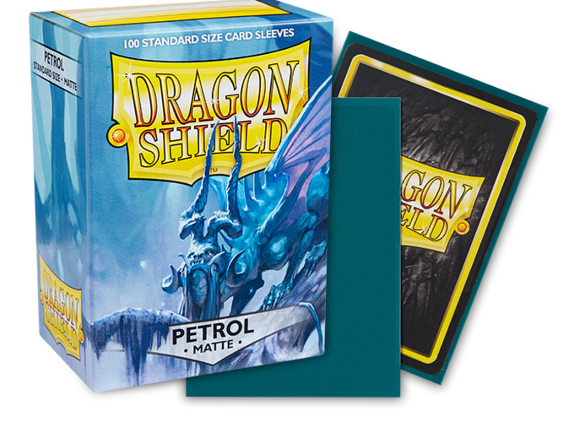 Dragon Shield -  Petrol Matte standard size (100 протектора)