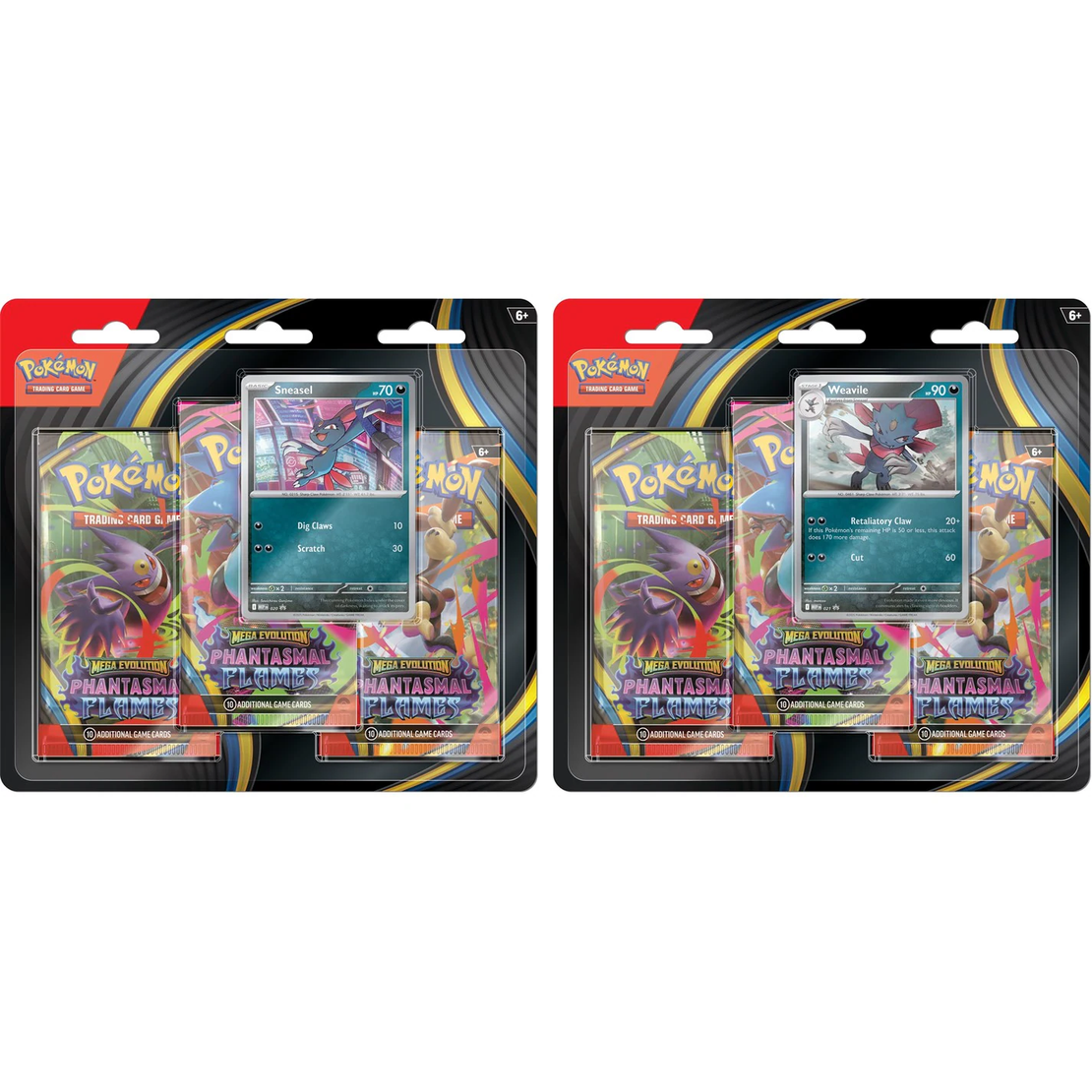 Pokemon TCG: Mega Evolution - Phantasmal Flames - 3 pack Blister
