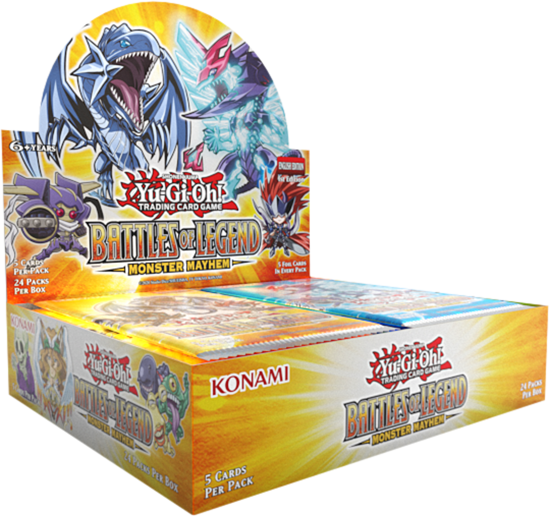PRE-ORDER: Yu-Gi-Oh TCG Battles of Legend: Monster Mayhem Бустер кутия (24 бустера)