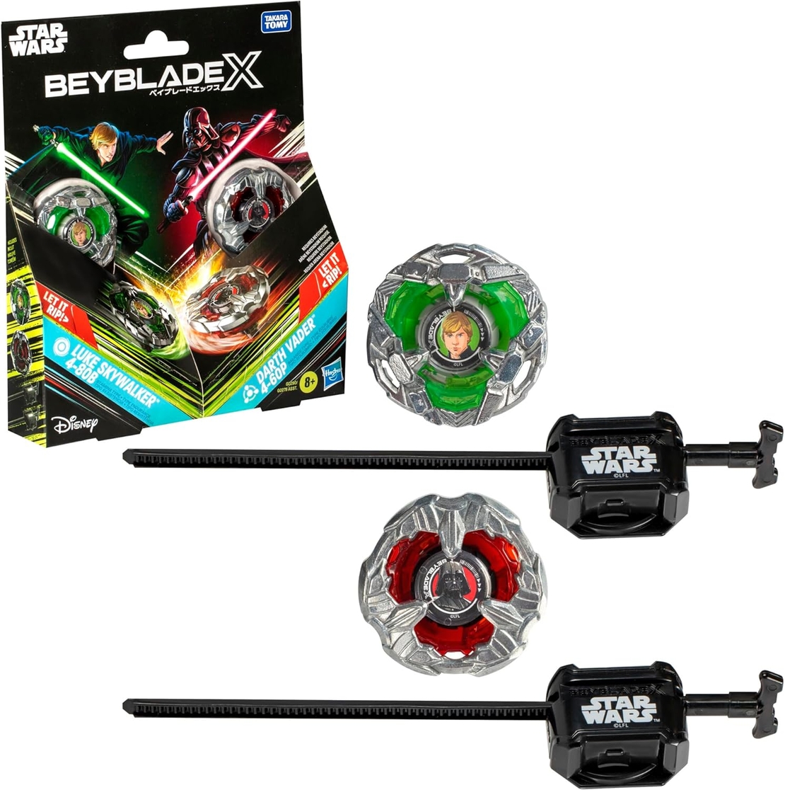 Beyblade X Star Wars - Luke 4-80B & Darth Vader 4-60P Двоен Пакет