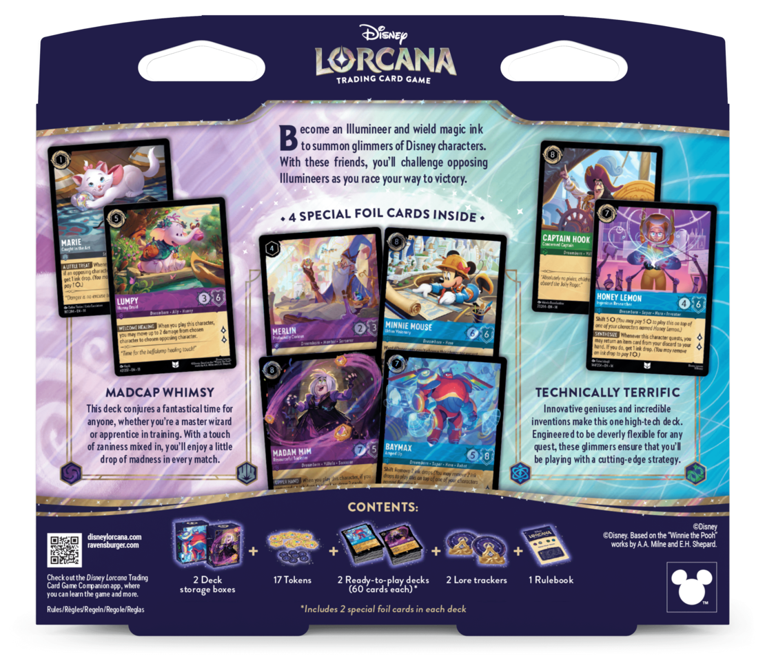 Disney Lorcana TCG: Hyperia City 2 Player Starter Set (2 тестета за игра)