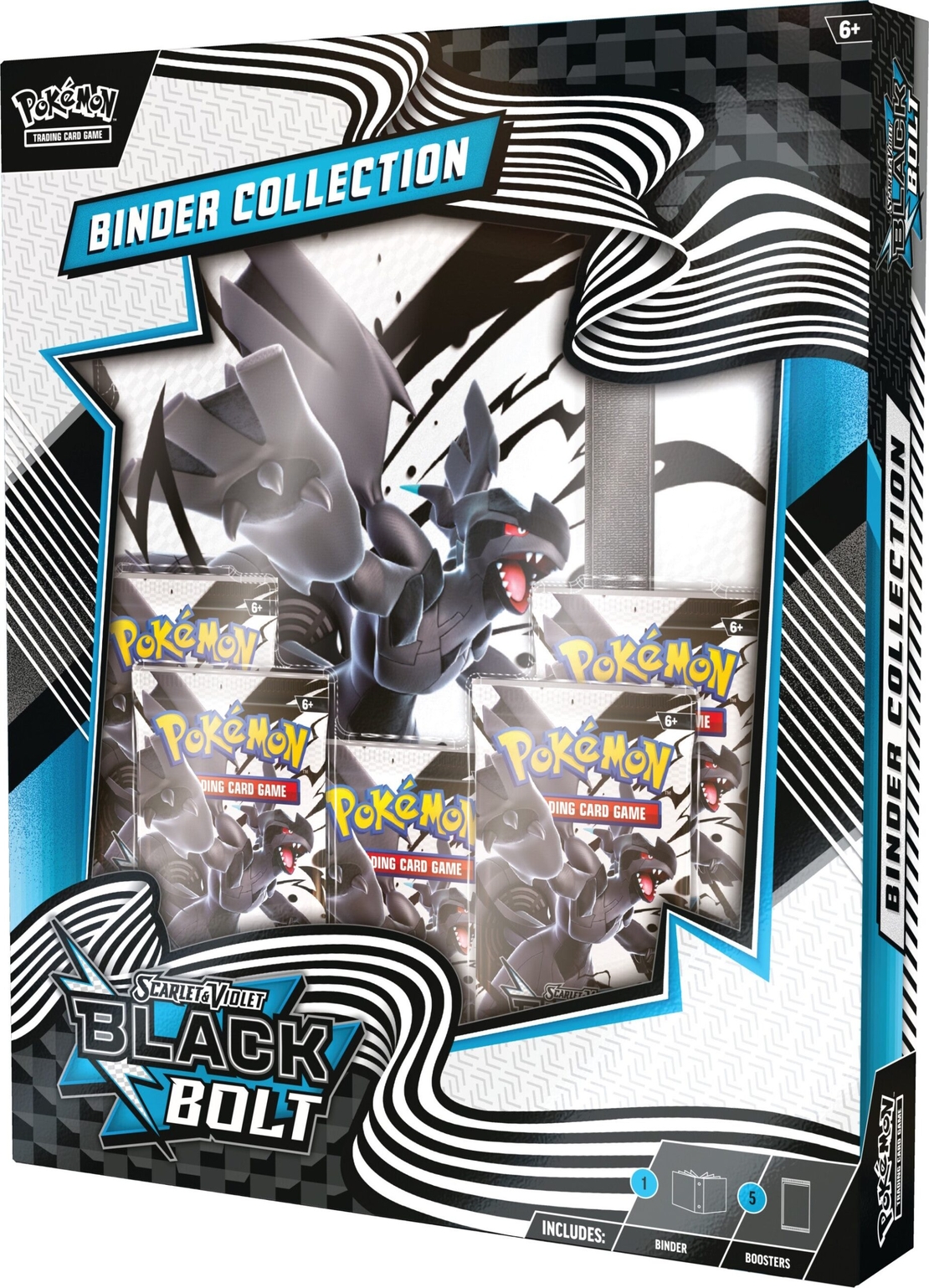 Pokemon TCG -  Scarlet & Violet 10.5 Black Bolt -Binder Collection (на френски език)