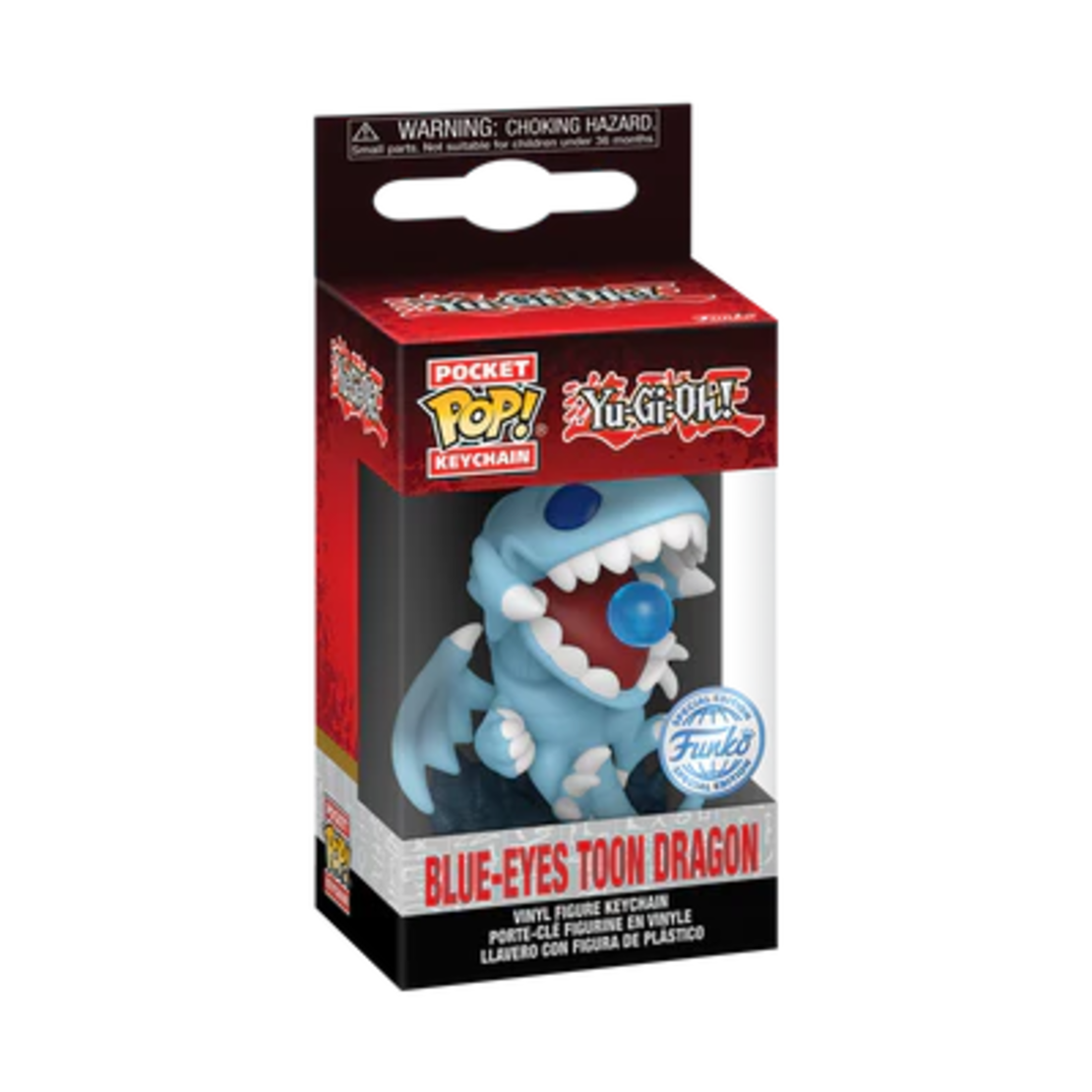 Yu-Gi-Oh Pocket Pop - Blue-Eyes Toon Dragon (Attack) ключодържател