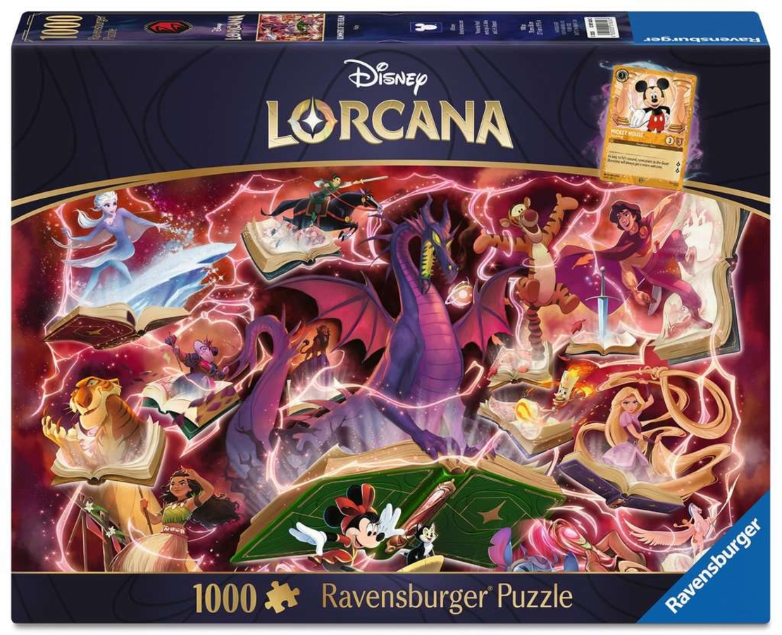 PRE-ORDER: Disney Lorcana -  Пъзел Glimmers of the Realm: Ruby (1000 части)