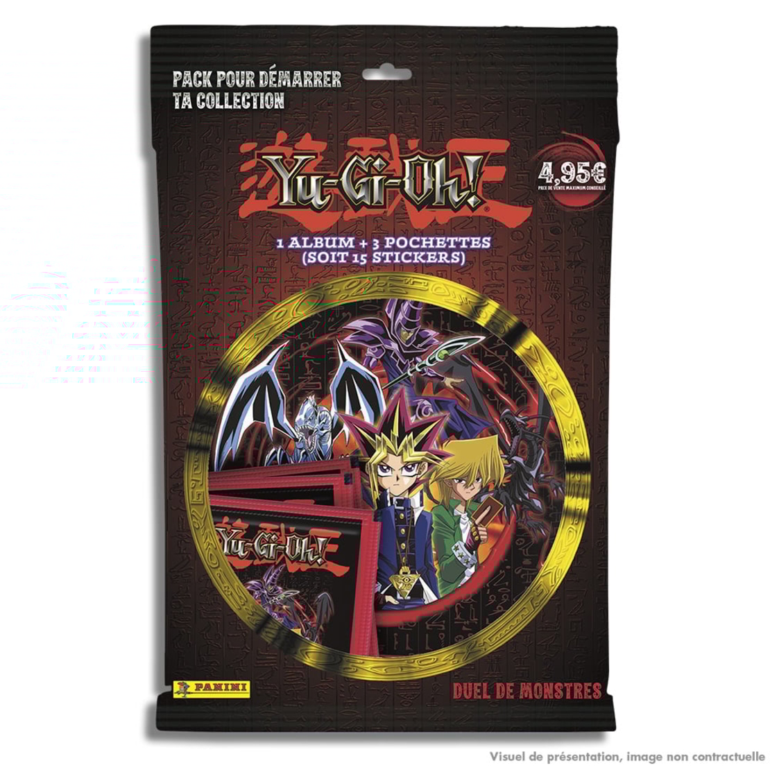 Yu-Gi-Oh! - Panini Стартов пакет (1 албум + 3 пакетчета)