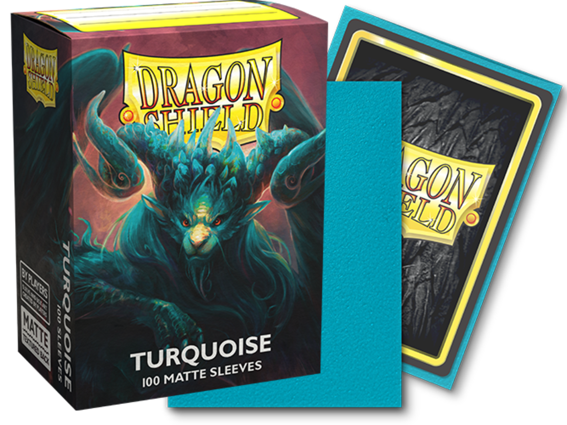 Dragon Shield - Turquoise Matte standard size (100 протектора)