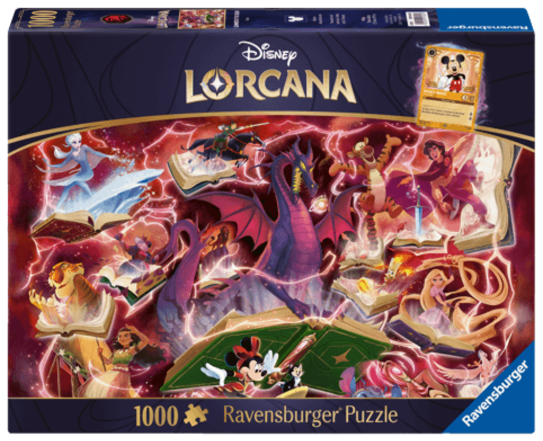 PRE-ORDER: Disney Lorcana -  Пъзел Glimmers of the Realm: Ruby (1000 части)