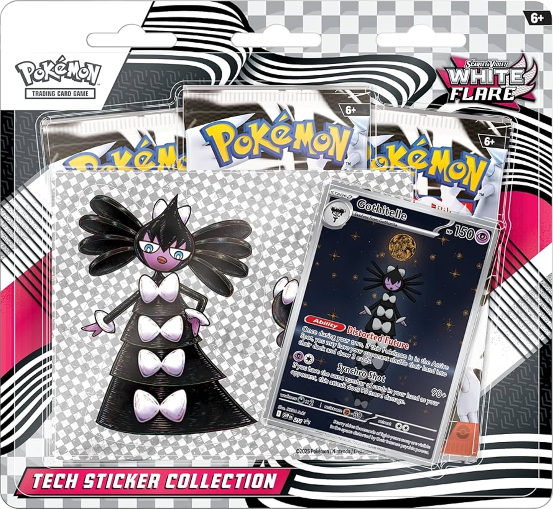 Pokemon TCG Scarlet & Violet 10.5 - White Flare Tech sticker collection (ФРЕНСКИ ЕЗИК)