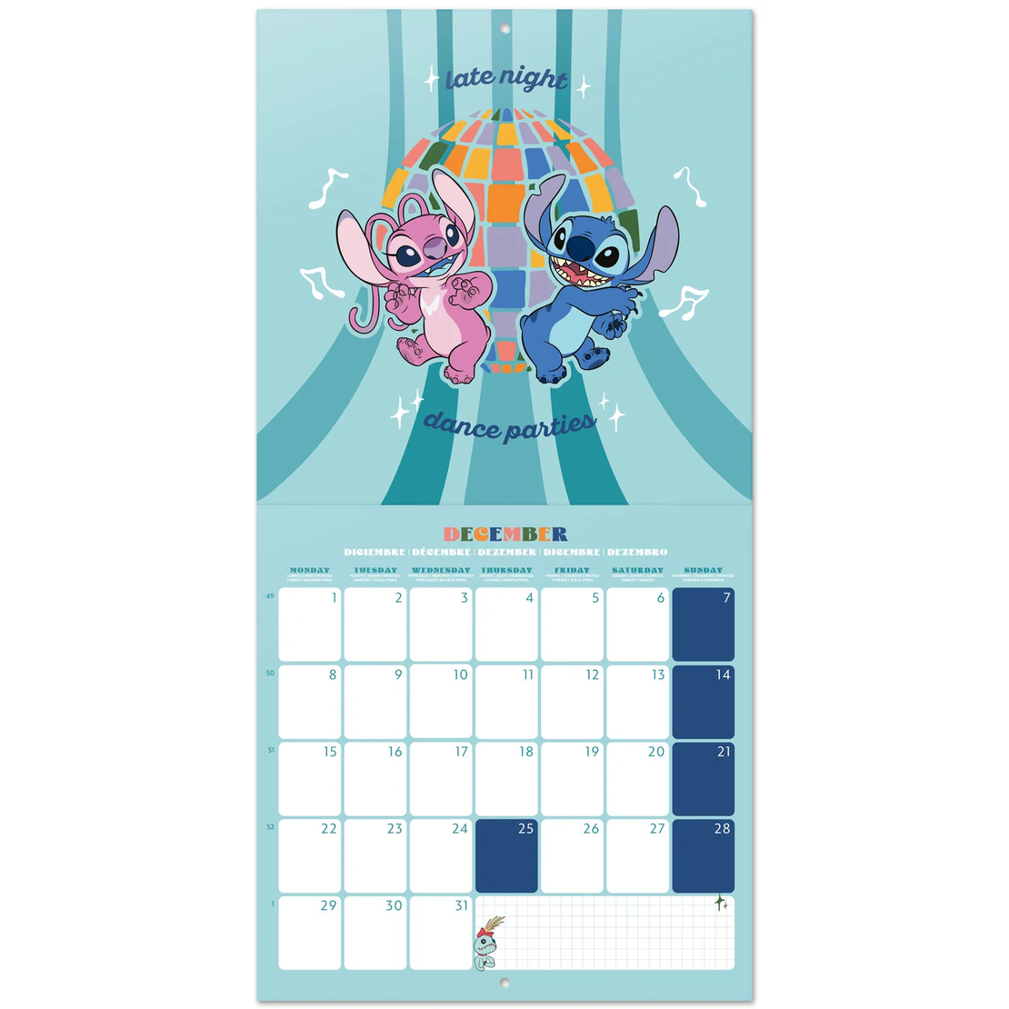 Disney Календар 2025 - Stitch