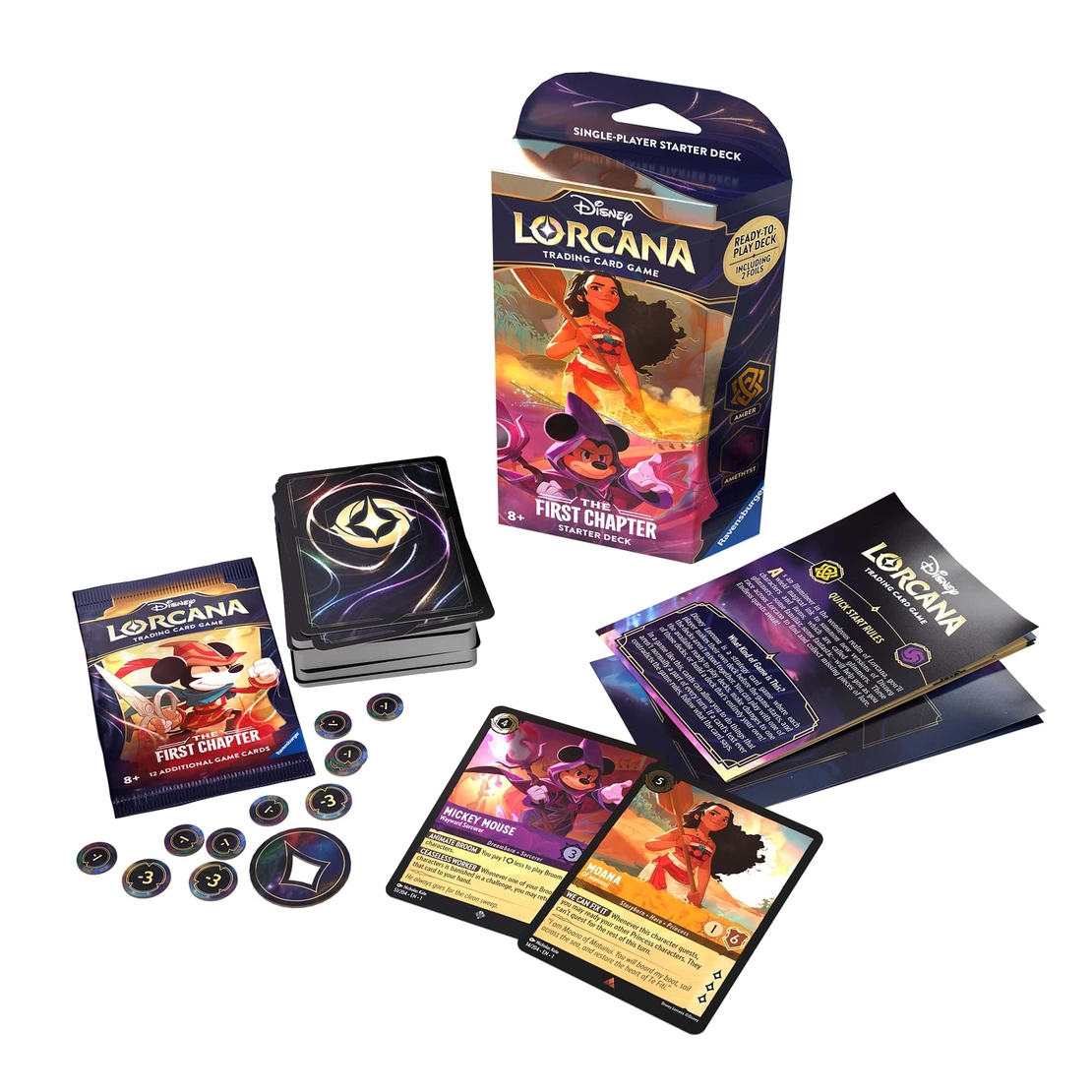 Disney Lorcana TCG: Стартово тесте за игра - The First Chapter Moana & Mickey