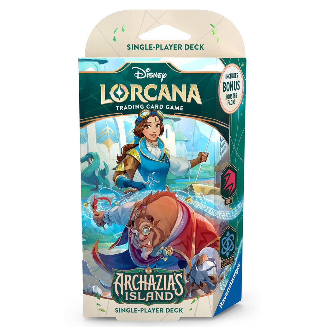 Disney Lorcana TCG: Стартово тесте за игра - Archazia's Island  - Belle & The Beast