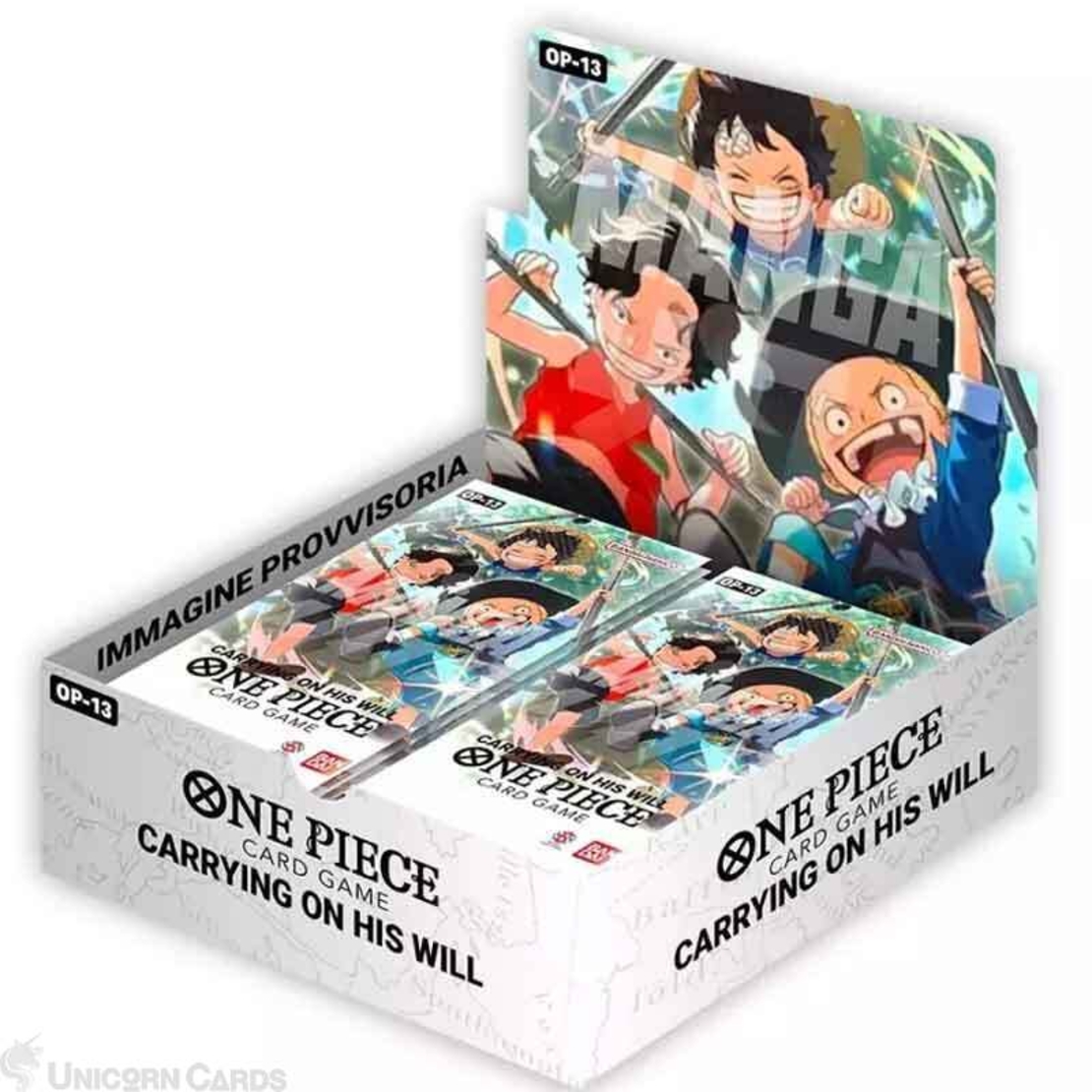 PRE-ORDER: One Piece Card Game - Carrying on his will Бустер кутия OP13 (24 бустера)