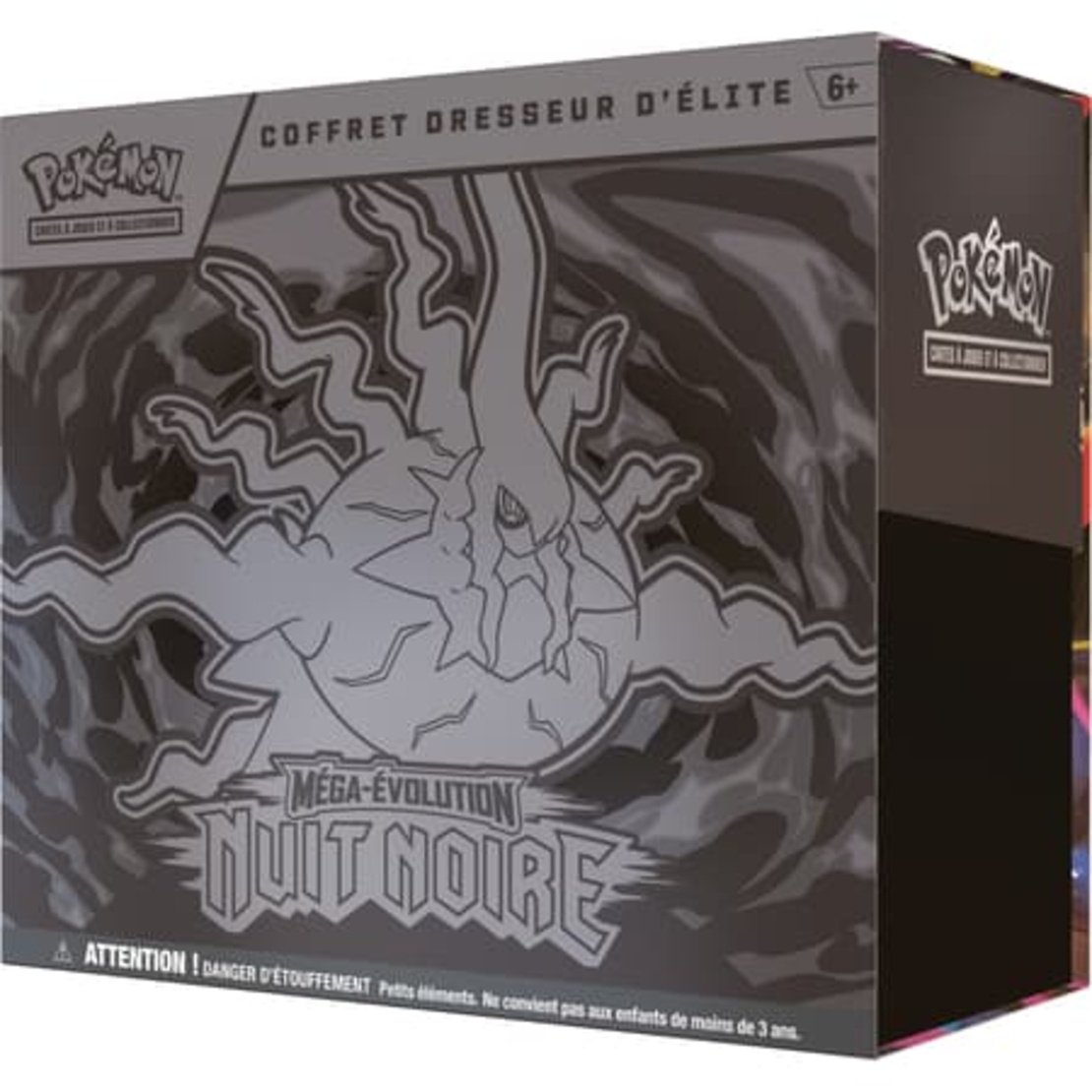 PRE-ORDER: Pokemon TCG - Mega Evolution: Pitch Black Elite Trainer Box (ФРЕНСКИ ЕЗИК)